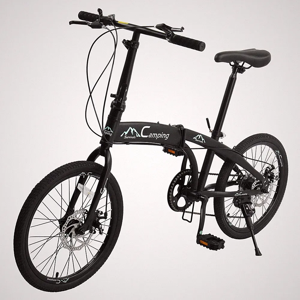20inch Foldable Bike Adult Youth 7 Speed High Carbon Steel Folding Bicycle