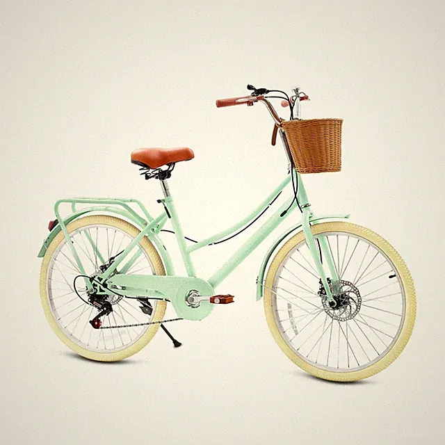 DEYGIA Kids Bike, Retro Cruiser Bike for Girls, 20 24 Inch 7-Speed Kids Bicyc...