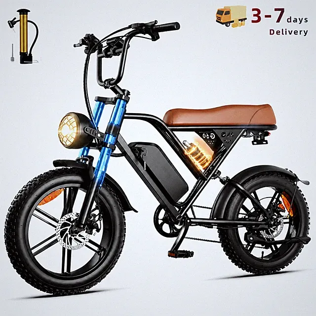 Electric Bicycle 1000W 48V15AH Battery 7-speed 20 inch Fat Tire