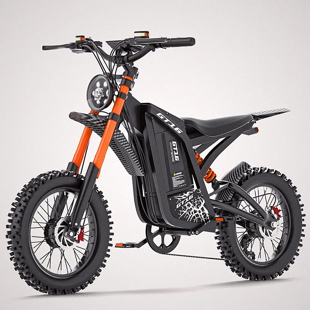 Electric Dirt Bike Peak 3000W 60V 30AH Motor Bicycle 40MPH Ebike for Teens Adult