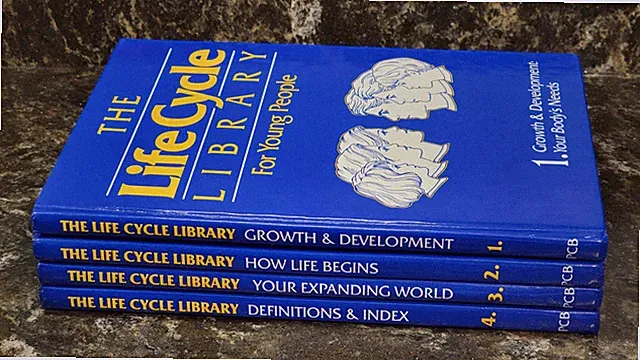 Vintage ~ The Life Cycle Library for Young People Volumes 1-4 Hardcover 1987 EUC