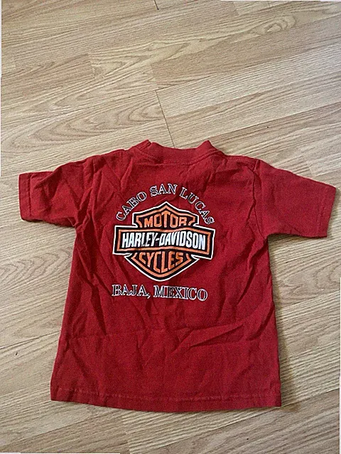 Vtg Harley Davidson Cabo San Lucas Youth Small T Shirt