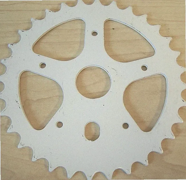 WHITE YOUTH JUNIOR BMX BICYCLE CHAIN RING PARTS 59