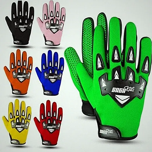 Youth Motocross Gloves – Pro-Grade Protection for Dirt Small [4 - 6 Yrs] Green