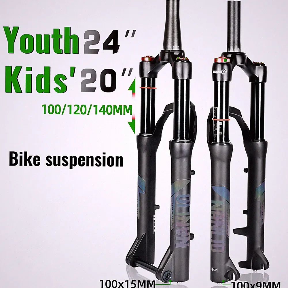Youth Mountain Bicycle Suspension Forks 20 or 24 Inch Lock Oil and Gas Fork