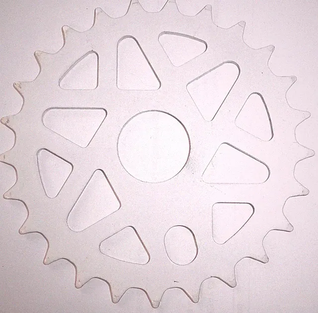 YOUTH WHITE 25T BMX BICYCLE CHAIN RING BIKE PARTS 452-2